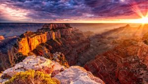 The Grand Canyon Sunrise and Sunset
